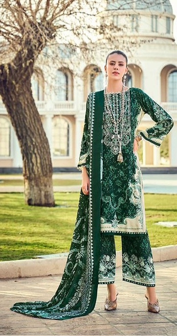 Luxury Embroidered Lawn Suit
