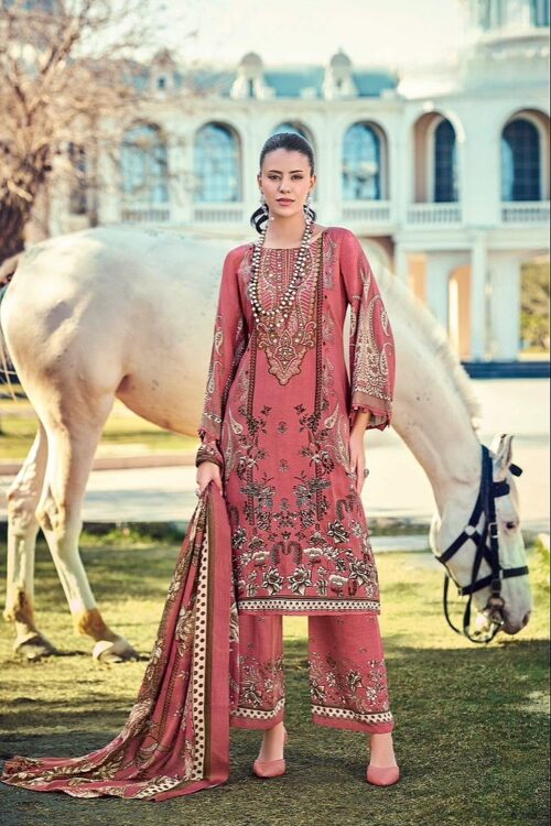 Classic Embroidered Lawn Suit