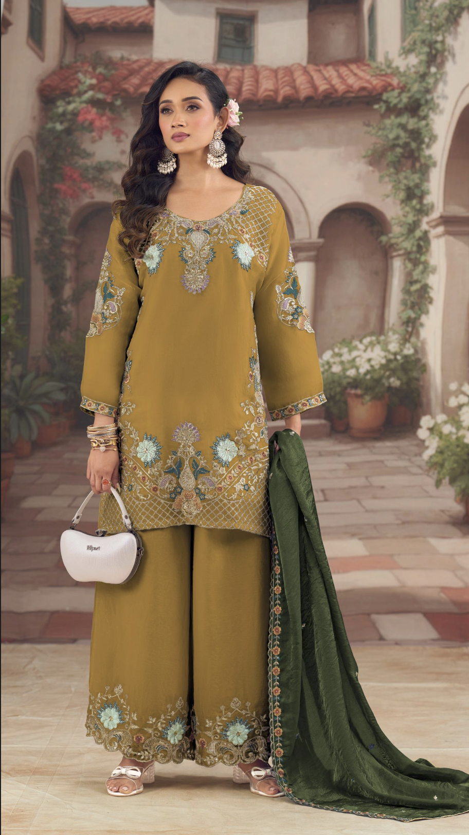 Premium Embroidered Designer Suit Set - Image 2