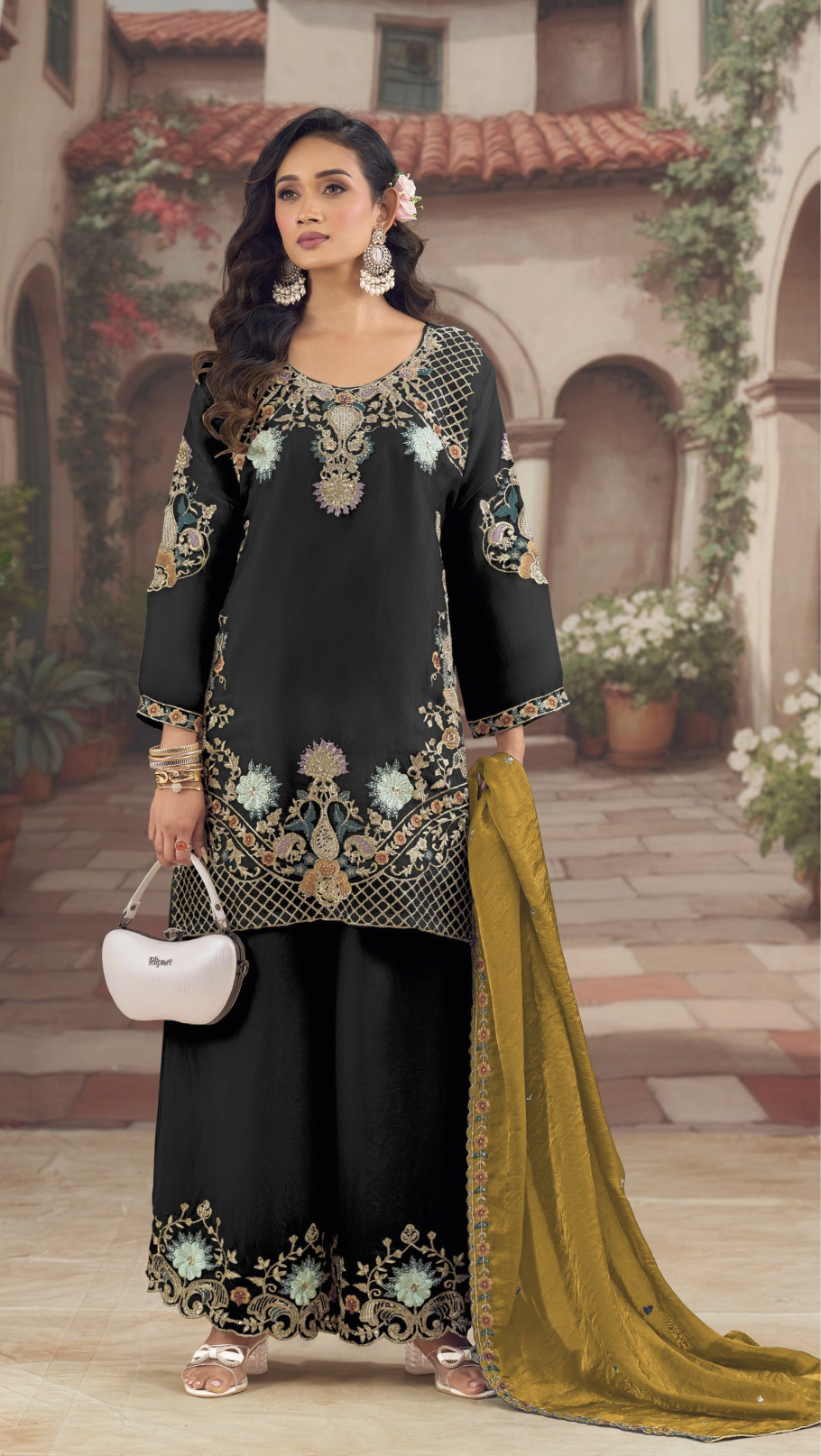 Premium Embroidered Designer Suit Set - Image 4