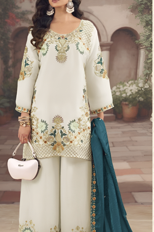 Premium Embroidered Designer Suit Set