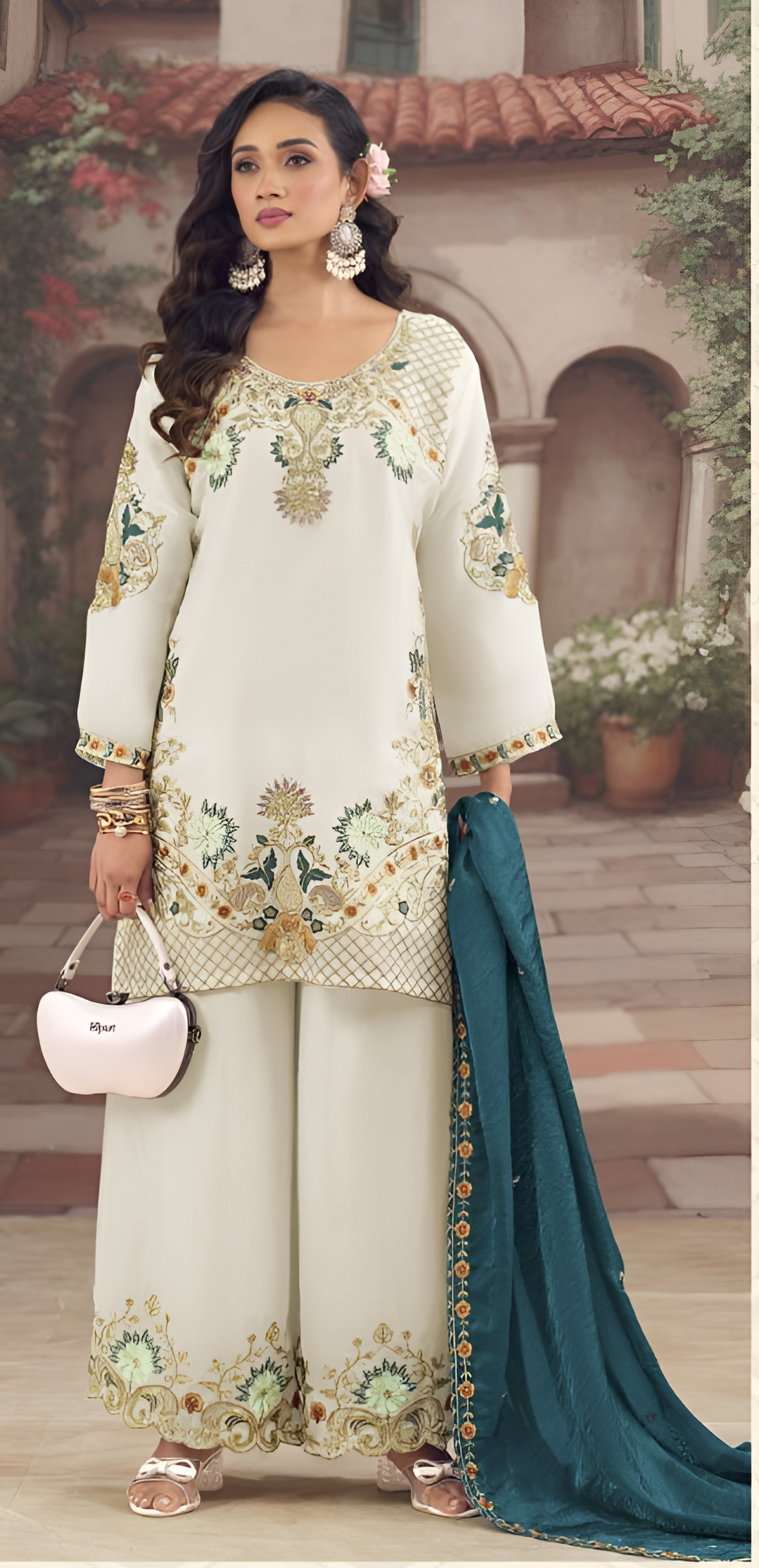Premium Embroidered Designer Suit Set